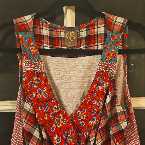 One September/ Anthro Top. Mixed Fabric - Picture 3 of 6